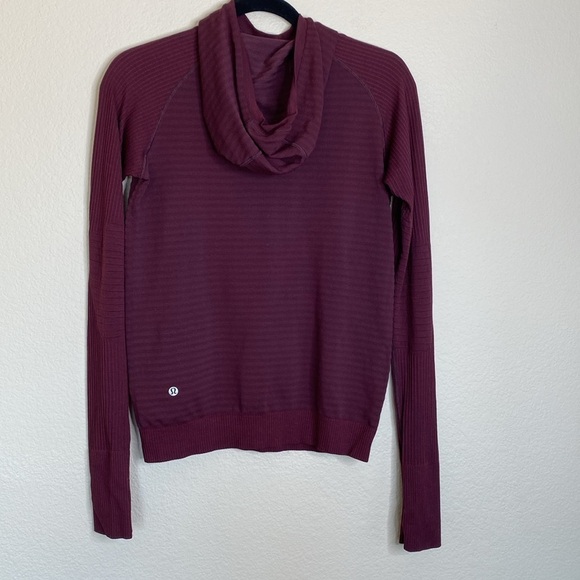 Lululemon Keep the Heat hoodie long sleeve pullover plum women’s 6 six - Picture 6 of 6